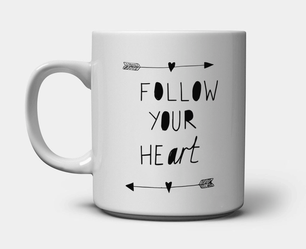 Follow Your Art <3 Mug